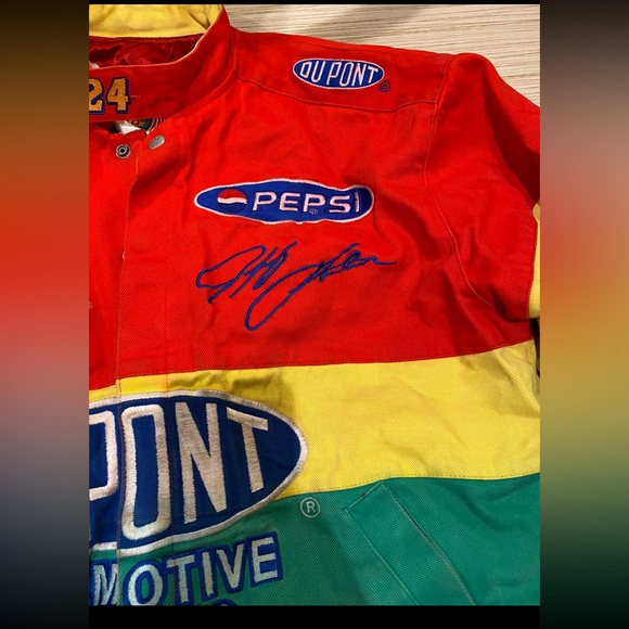 Jeff Hamilton Vintage DuPont NASCAR Jacket Wow - Picture 3 of 12